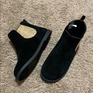 Gymboree shoes girls boots winter black size 13